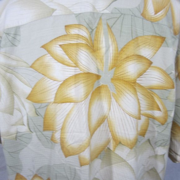 Tommy Bahama Men Hawaiian camp shirt pit to pit 28 2XL aloha tropical vtg silk - Picture 8 of 10